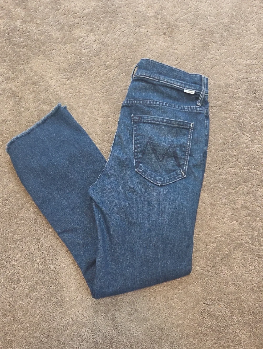 MOTHER The Insider Crop Step Fray In Royal Treatment Size 28 - Picture 5 of 5